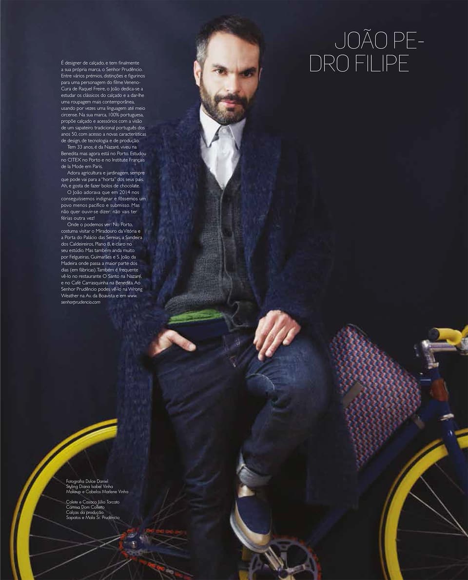 Portrait of João Pedro Filipe (senhor PRUDÊNCIO) for DIF Magazine — 3