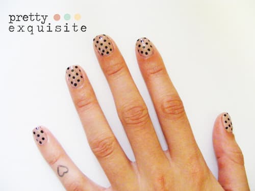 Manicure da semana -  Polka dots