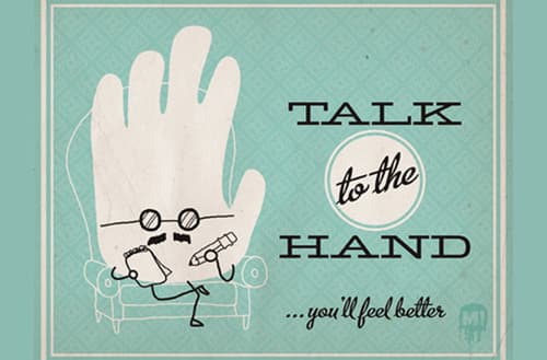 Talk to the Hand - The Mustache Gone Exquisite