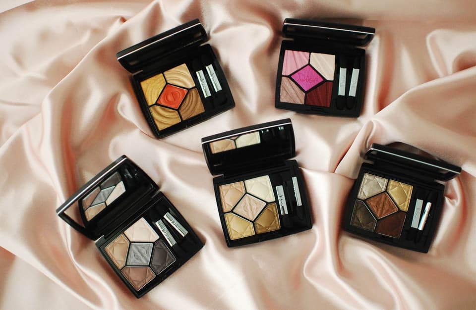 paletas de sombras: dior