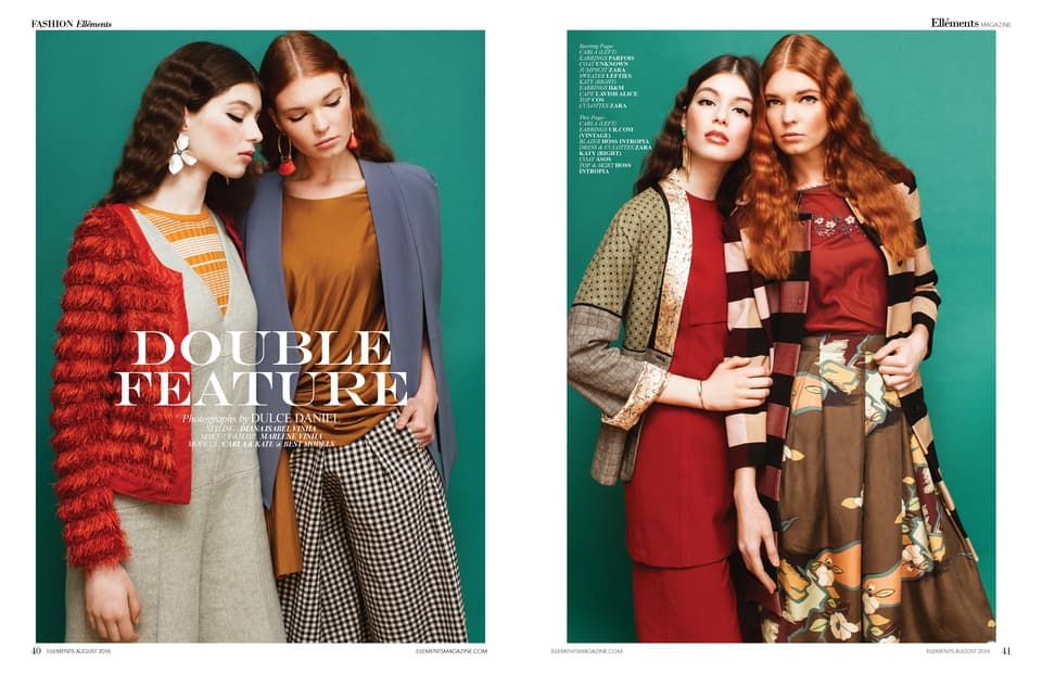 Double Feature for Elléments Magazine